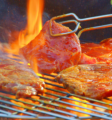 Czytanie Pisma Św. przed grillem