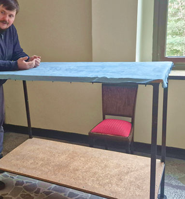 Podest już dotarł...