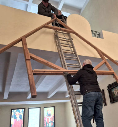 Szopki zdemontowane...