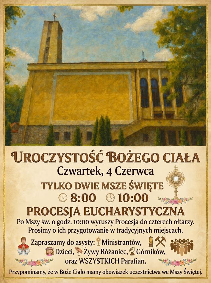 Boże Ciało 2026