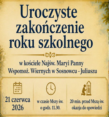 Podziękuj za Rok Szkolny