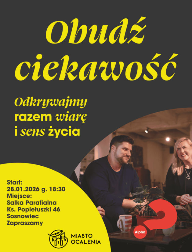 Trwają zapisy na Kurs Alpha Trwają zapisy na Kurs Alpha