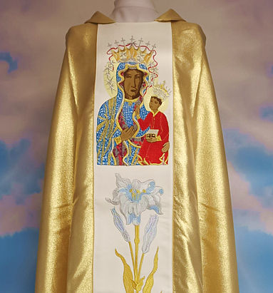 Ornat z MB Częstochowską