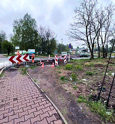 Nowy chodnik na Juliuszu Nowy chodnik na Juliuszu