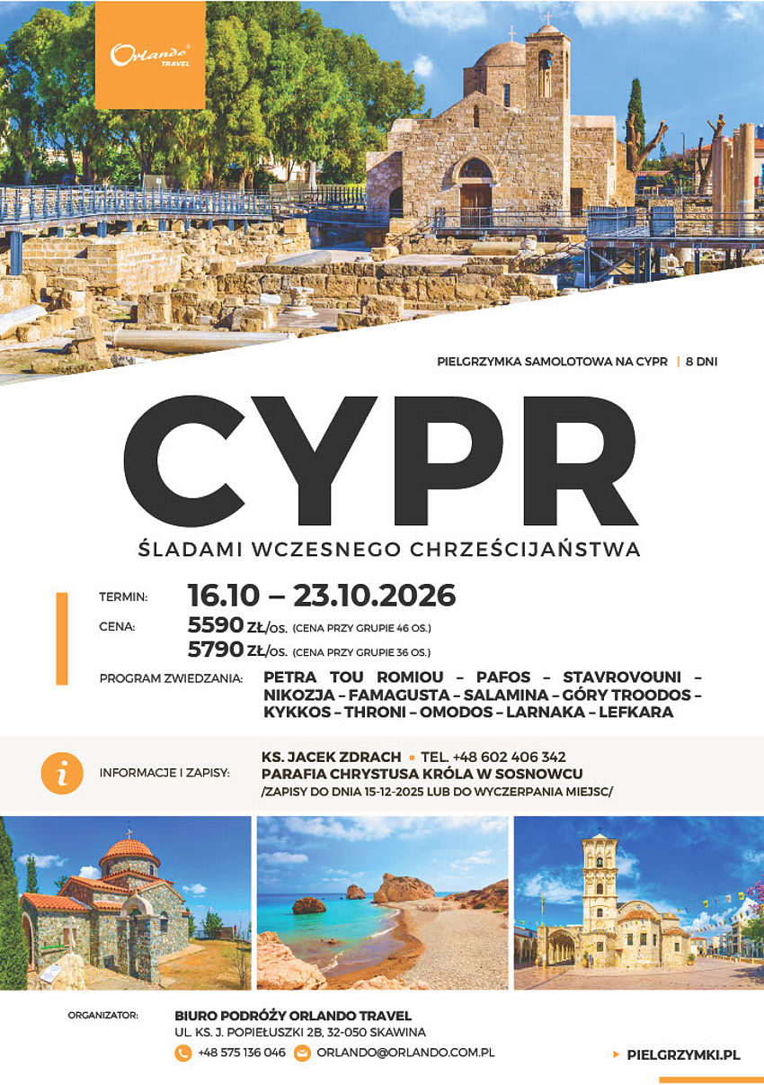 Pielgrzymka na Cypr Pielgrzymka na Cypr